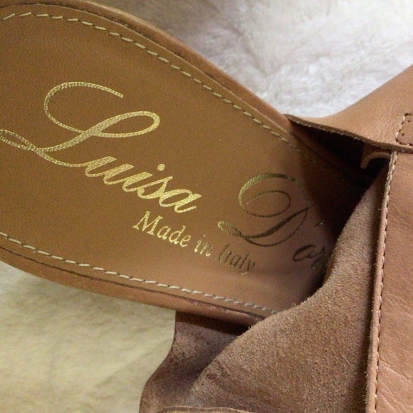 Louisa D’orio Fida Sandal in naturel, Size 8 - Picture 4 of 8